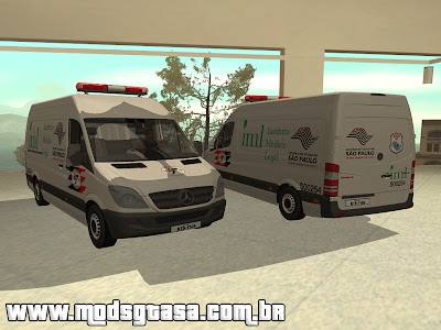 MB Sprinter IML de SP para GTA San Andreas